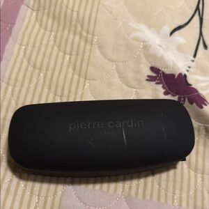 Pierre Cardin Matte Black Eyeglass Case